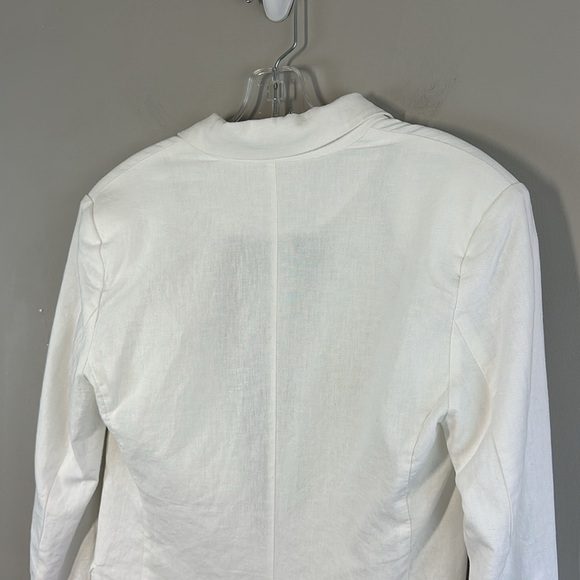 NWT Steve Madden On The Edge White Linen Blazer Size XS - Picture 12 of 16